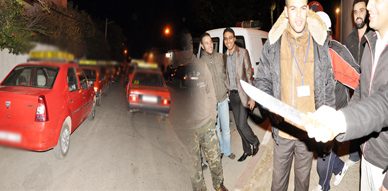 سائق سيارة أجرة بالناظور يتعرض لاعتداء بالسلاح الأبيض وعناصر من فرقة الصقور تعتقل الجاني سائق سيارة أجرة بالناظور يتعرض لاعتداء بالسلاح الأبيض وعناصر من فرقة الصقور تعتقل الجاني