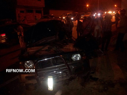 وفاة شخص وإصابة 4 جرحى في حادث سير مميت بإقليم الحسيمة وفاة شخص وإصابة 4 جرحى في حادث سير مميت بإقليم الحسيمة