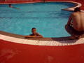 ayman en piscin  de fazwan  arouit