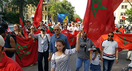 حضور قوي للجنة التنسيقية لفعاليات المجتمع المدني بشمال المغرب في المسيرة الإفتتاحية للمنتدى الإجتماعي العالمي بكندا