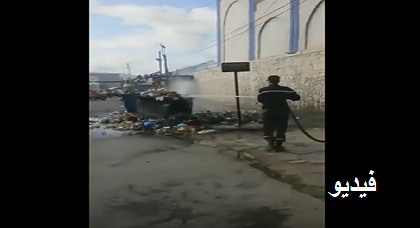 نشوب حريق بمطرح للأزبال اِستدعي تدخل رجال المطافئ وسط الناظور نشوب حريق بمطرح للأزبال اِستدعي تدخل رجال المطافئ وسط الناظور