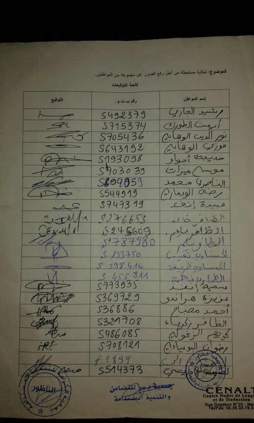 ساكنة بحيّ "أولاد ابراهيم" يستغيثون برئيس بلدية الناظور لوضع حدّ لمعاناتها اليومية مع سوق عشوائية للخضارة ساكنة بحيّ "أولاد ابراهيم" يستغيثون برئيس بلدية الناظور لوضع حدّ لمعاناتها اليومية مع سوق عشوائية للخضارة