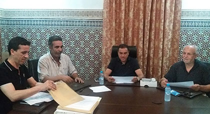 الرحموني يترأس لجنة فتح الأظرفة المتعلقة بمشروع توسيع وتقوية شبكة الكهرباء بأزغنغان