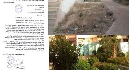 جمعية بيئية تراسل وزير التربية الوطنية بخصوص إجهاز مدير مدرسة ابتدائية على حديقتها بالناظور جمعية بيئية تراسل وزير التربية الوطنية بخصوص إجهاز مدير مدرسة ابتدائية على حديقتها بالناظور