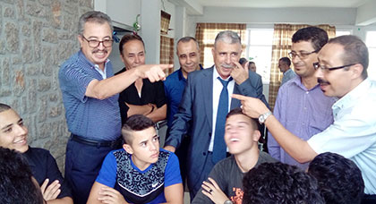 المدير الإقليمي لوزارة التربية الوطنية يواكب الدخول المدرسي بثانوية محمد عبد الكريم الخطابي بالناظور المدير الإقليمي لوزارة التربية الوطنية يواكب الدخول المدرسي بثانوية محمد عبد الكريم الخطابي بالناظور