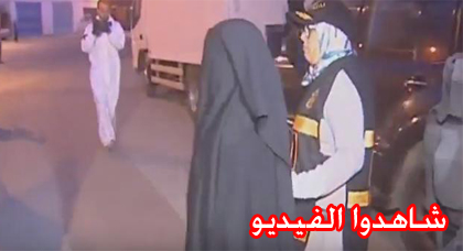 لحظة إلقاء القبض على المراهقة المشتبه في انتماءها لخلية إرهابية موالية لـداعش لحظة إلقاء القبض على المراهقة المشتبه في انتماءها لخلية إرهابية موالية لـداعش
