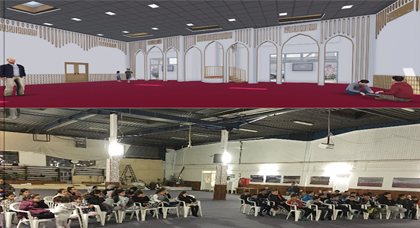 ترميم مسجد كوبنهاكن"مؤسسة الإمام مالك" و تجهيزه لإقامة الصلوات الخمس في ظروف ملائمة