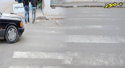 الدريوش.. تلاشي ممرات الراجلين بأبرز شوارع المدينة يثير سخط المواطنين