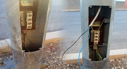 الدريوش.. السطو على أسلاك الإنارة العمومية بجماعة تفرسيت وغياب عناصر الأمن قد يُؤدي إلى استفحال الظاهرة الدريوش.. السطو على أسلاك الإنارة العمومية بجماعة تفرسيت وغياب عناصر الأمن قد يُؤدي إلى استفحال الظاهرة
