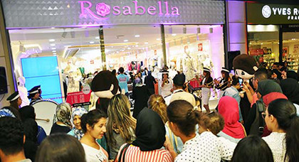 افتتاح فرع جديد من سلسلة محلات روزابيلا ببرج فاس افتتاح فرع جديد من سلسلة محلات روزابيلا ببرج فاس