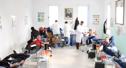 أزيد من 118 شاركوا في حملة للتبرع بالدم بمدينة العروي