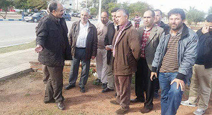 عامل إقليم الناظور يزور ورش ترميم حديقة مدينة بني نصار ويعطي انطلاقة أشغال  اصلاح حديقة باسو 