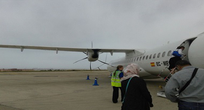 إلغاء عدد من الرحلات الجوية من مطار مدينة مليلية المحتلة بسبب الضباب الكثيف