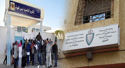 غياب رجال الأمن أمام المؤسسات التعليمية في الفترة المسائية بالعروي يجعل حياة التلاميذ في خطر