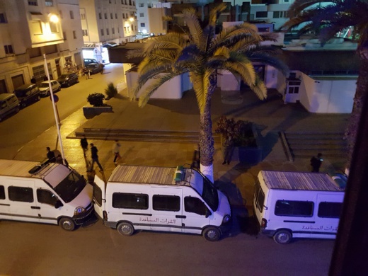 قوات الأمن تتدخل بالقوة لفض إعتصام نشطاء الحراك الشعبي بمدينة الحسيمة 