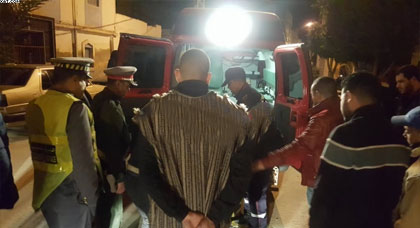 شاب يستنفر الأجهزة الأمنية بالدريوش بعد تعرضه لإضطراب نفسي شاب يستنفر الأجهزة الأمنية بالدريوش بعد تعرضه لإضطراب نفسي