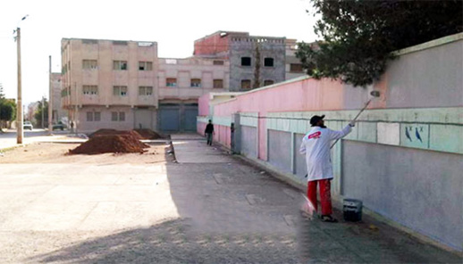 ثانوية النجاح الإعدادية بالعروي تعرف مجموعة من الإصلاحات داخل مرافقها