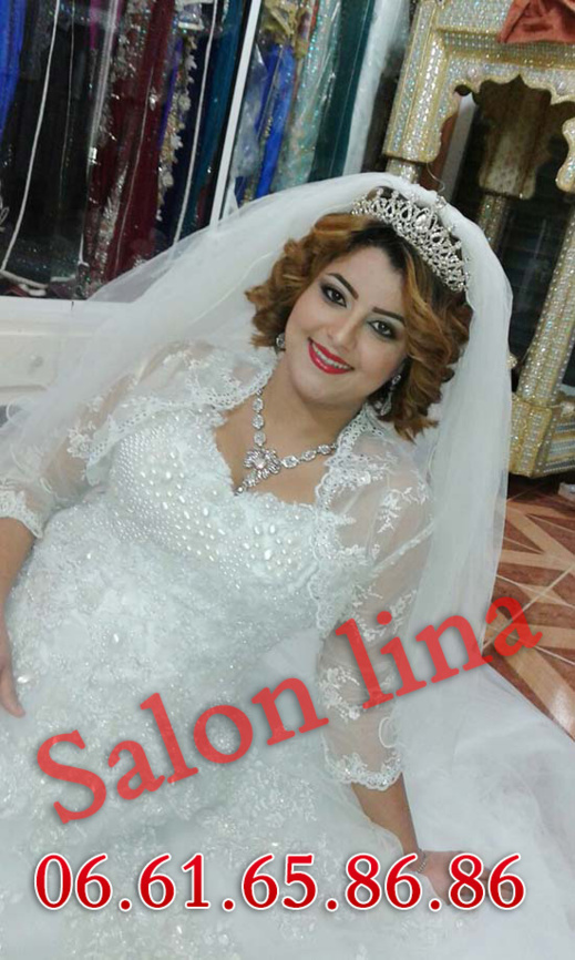 صالون "لينا" يقدم لزبنائه أجود ملابس العرائس وأخر ما جد في عالم التزيين