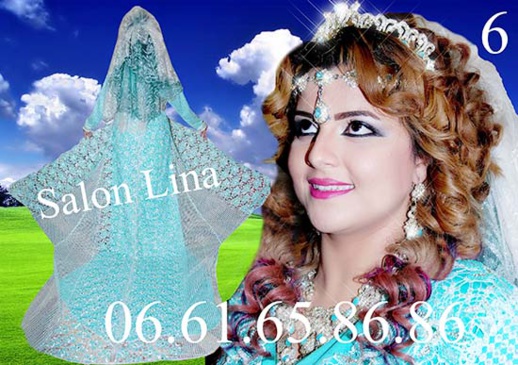 صالون "لينا" يقدم لزبنائه أجود ملابس العرائس وأخر ما جد في عالم التزيين