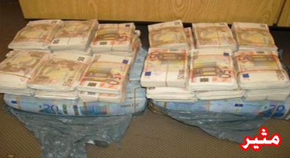 جمارك بني نصار تحجز 40 ألف أورو بمعبر مليلية جمارك بني نصار تحجز 40 ألف أورو بمعبر مليلية