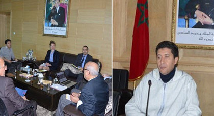 وزير الداخلية يجتمع مع رئيس مجلس الشرق ووزراء للتسريع بإخراج المشاريع المبرمجة بالناظور وزير الداخلية يجتمع مع رئيس مجلس الشرق ووزراء للتسريع بإخراج المشاريع المبرمجة بالناظور