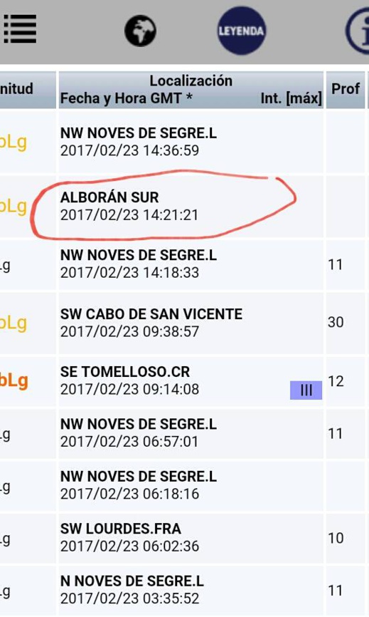 هزة أرضية تضرب بقوة 3.1 في عمق بحر البوران بسواحل أقاليم الريف هزة أرضية تضرب بقوة 3.1 في عمق بحر البوران بسواحل أقاليم الريف