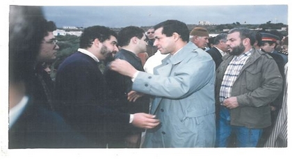 صورة من الأرشيف.. عندما حضر العنصر أمين عام الحركة الشعبية لتعزية طارق يحيى بالناظور