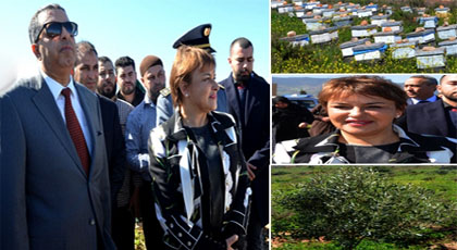 الدريوش.. وزيرة البيئة وعامل الإقليم يتفقدان مشروعين نموذجين لتربية النحل وإنتاج الزيتون بجماعة بودينار