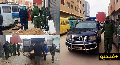 عناصر الجمارك بالناظور تداهم منزلا بحي اولاد لحسن وتحجز  المئات من البطانيات