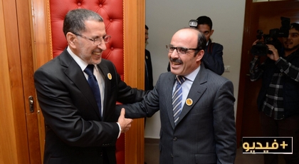 رئيس الحكومة العثماني يستقبل إلياس العماري للتفاوض باللغة الأمازيغية 