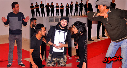 الفنانان طارق الشامي والطيب معاش يؤطران ورشة من محترف أمزيان للمسرح بالناظور