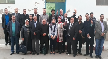 الجامعة الوطنية للصحة بالناظور التابعة ل "إ.م.ش" تجدد مكتبها المحلي والجهوي الجامعة الوطنية للصحة بالناظور التابعة ل "إ.م.ش" تجدد مكتبها المحلي والجهوي