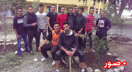اصلاحات داخل ثانوية الفيض التأهيلية بالناظور بمجهودات فردية اصلاحات داخل ثانوية الفيض التأهيلية بالناظور بمجهودات فردية