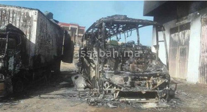 رفض تعويض مالك الحافلة والشاحنة المحترقتين على خلفية أحداث إمزورن رفض تعويض مالك الحافلة والشاحنة المحترقتين على خلفية أحداث إمزورن