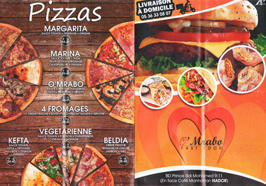 افتتاح سناك "مرابو" للوجبات الخفيفة مع توفير خدمة التوصيلة السريعة للزبائن بالمجان وسط الناظور افتتاح سناك "مرابو" للوجبات الخفيفة مع توفير خدمة التوصيلة السريعة للزبائن بالمجان وسط الناظور