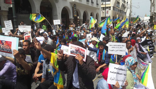 “الحكرة والتهميش” تُخرج إيمازيغن للإحتجاج بالرباط “الحكرة والتهميش” تُخرج إيمازيغن للإحتجاج بالرباط