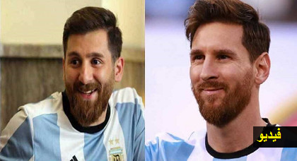 لمحبّي هذا اللاعب من الناظوريين.. شاهدوا شبيه الأسطورة ميسي لن تصدقوا مدى التشابه بينهما
