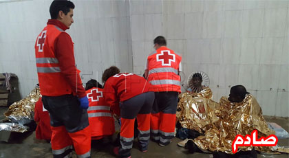 قارب مطاطي على متنه 22 مهاجرا سريا أبحر من سواحل الناظور يصل صباح اليوم الى مليلية 