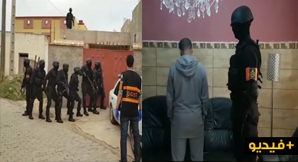خطير.. شاهدوا لحظة تفكيك خلية إرهابية بالناظور والدريوش ومارتيل خطير.. شاهدوا لحظة تفكيك خلية إرهابية بالناظور والدريوش ومارتيل