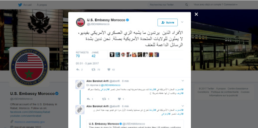 السفارة الأمريكية ترد على "المارينز" المزيفين وهذا ما قالته السفارة الأمريكية ترد على "المارينز" المزيفين وهذا ما قالته