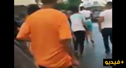 شاهدوا كيف حاصر قاطنو "لعري الشيخ" لصا ينحدر من فاس واقتادوه إلى مخفر الأمن