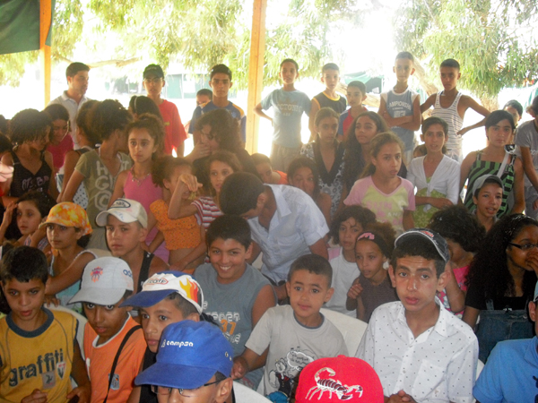 وزيرة الشباب والرياضة نوال المتوكل تتفقد مخيم أركمان وزيرة الشباب والرياضة نوال المتوكل تتفقد مخيم أركمان