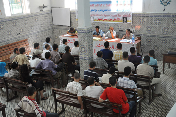 مُعطّلو النّاظور يرُصُّون صُفوفهم تحضيرا للاستمرارية..  مُعطّلو النّاظور يرُصُّون صُفوفهم تحضيرا للاستمرارية..