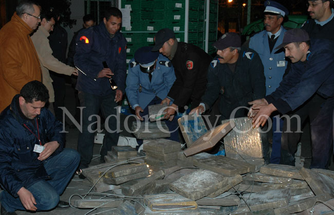 حجز ستّ وأربعين كيلوغراما من الشيرا بمحطة بني انصار البحرية حجز ستّ وأربعين كيلوغراما من الشيرا بمحطة بني انصار البحرية