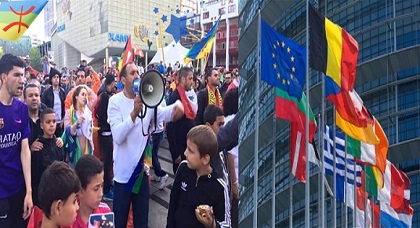 احتجاجات الجالية بعواصم عدد من بلدان أوروبا تزامنا مع مسيرة 20 يوليوز احتجاجات الجالية بعواصم عدد من بلدان أوروبا تزامنا مع مسيرة 20 يوليوز