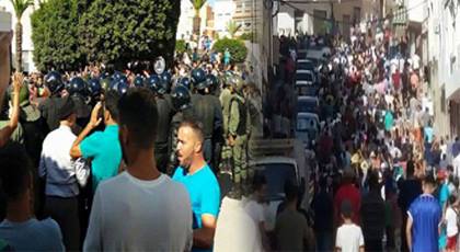 السلطات المحلية بمدينة الحسيمة: توقيف ستة أشخاص في مسيرة الحسيمة كانوا موضوع مذكرات بحث