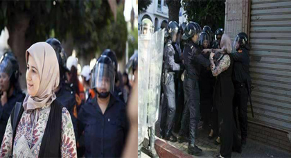بالصور.. برلمانية سابقة: نساء الأمن هجمن علي وقمن بجري بالقوة خلال مسيرة 20 يوليوز بالصور.. برلمانية سابقة: نساء الأمن هجمن علي وقمن بجري بالقوة خلال مسيرة 20 يوليوز