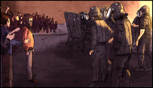 سامي عمور يلخص "حراك الحسيمة" في 11 صورة كارتونية سامي عمور يلخص "حراك الحسيمة" في 11 صورة كارتونية