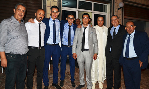 تهنئة بمناسبة زفاف كريمة السيد أحمد الكشوطي