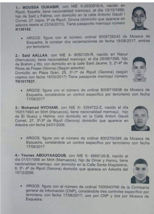 سقوط ضحايا مغاربة في هجمات برشلونة، والشرطة تبحث عن "مشتبه فيهم" ينحدرون من مريرت
